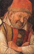 Jean Fouquet Portrait of the Ferrara court jester Gonella oil painting artist